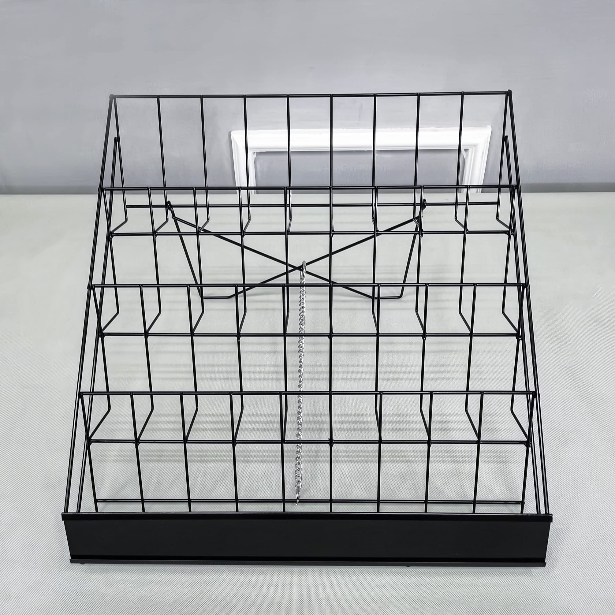 Amazon.com: FixtureDisplays® 4-Tiered Book Signing Rack, CD